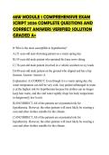 68W MODULE 1 COMPREHENSIVE EXAM SCRIPT 2026 COMPLETE QUESTIONS AND CORRECT ANSWERS 