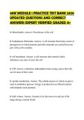 68W MODULE 1 PRACTICE TEST BANK 2026 UPDATED QUESTIONS AND CORRECT ANSWERS