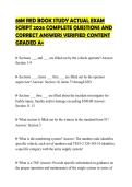 88M RED BOOK STUDY ACTUAL EXAM SCRIPT 2026 COMPLETE QUESTIONS AND CORRECT ANSWERS