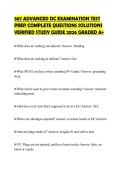 307 ADVANCED DC EXAMINATION TEST PREP COMPLETE QUESTIONS SOLUTIONS VERIFIED