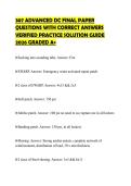 307 ADVANCED DC FINAL PAPER QUESTIONS WITH CORRECT ANSWERS VERIFIED PRACTICE SOLUTION GUIDE 2026 GRADED A&plus;&period;pdf&NewLine;&NewLine;