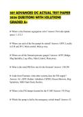 307 ADVANCED DC ACTUAL TEST PAPER 2026 QUESTIONS WITH SOLUTIONS GRADED A&plus;