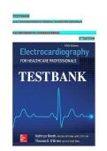 TESTBANK&NewLine;ELECTROCARDIOGRAPHYFORHEALTHCAREPROFESSIONALS&NewLine;KATHRYNBOOTH&comma;THOMASO&rsquo;BRIEN&NewLine;5TH EDITION