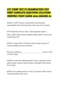 ATT COMP TEST FC EXAMINATION TEST PREP COMPLETE QUESTIONS SOLUTIONS VERIFIED