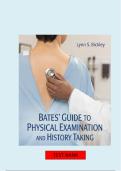 Bates' Guide to Physical Examination and History Taking Test Bank &lpar;Chapters 1&ndash;7&rpar;