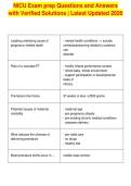 NICU Exam prep Questions and Answers&NewLine;with Verified Solutions &vert; Latest Updated 2026