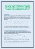 BIOD 102 MODULE 2 EXAM COMPREHENSIVE &NewLine;TEST BANK - 300 QUESTIONS WITH ANSWERS &NewLine;AND RATIONALES Portage Learning &vert; 2026-2027 &NewLine;Academic Year &vert; Essential Biology II with Lab 