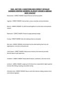 D664 SECTION 1 - REVIEW QUESTIONS AND CORRECT DETAILED &NewLine;ANSWERS &lpar;VERIFIED ANSWERS&rpar; &vert;ALREADY GRADED A&plus;&vert;&vert;BRAND &NewLine;NEW&excl;&excl; 2026&sol;2027