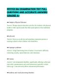 NYSTCE EAS EXAMINATION TEST FULL &NewLine;QUESTIONS AND ACCURATE ANSWERS &NewLine;GRADED A&plus; 