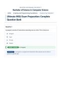 WGU D278  Final Exam &lpar;Latest 2026 &sol; 2027 Update&rpar; Scripting and Programming - Foundations &vert; Questions and Verified Answers &vert; 100&percnt; Correct &vert; Grade A