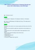 D351 - Functions of Human Resource Management Questions and&NewLine;Answers with Verified Solutions &vert; Latest 2026 Update