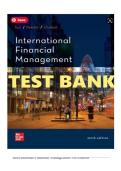 International Financial Management &lpar;9th Edition&rpar; &vert; Complete Test Bank for All Chapters &vert; By Cheol S&period; Eun&comma; Bruce G&period; Resnick and Tuugi Chuluun &vert; ISBN-13&colon; 9781260013870 &vert; McGraw-Hill &vert; Comprehensive Exam Preparation for Global Finance&comma; International Corporat