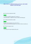 DMI &plus; AMA Pro Certification Questions and Answers with Verified&NewLine;Solutions &vert; Latest 2026 Update