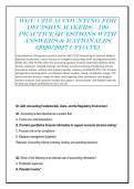 WGU C213 Accounting for Decision Makers &ndash; OA Final Exam Mega Bundle &vert; 1200&plus; Questions & Verified Answers &plus; Complete Study Guide &vert; Latest 2026&sol;2027
