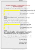 HESI MEDICAL SURGICAL ACTUAL EXAM QUESTIONS WITH DETAILED RATIONALE &vert; Latest Updated Verified Answers&NewLine;