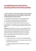 ATI COMPREHENSIVE EXIT EXAM PRACTICE QUESTIONS COMPLETE WITH VERIFIED ANSWERS 2026&sol;2027