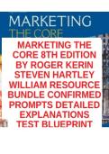 ONS&NewLine;EXPERT REVIEW&NewLine;MARKETING THE CORE 8TH EDITION&NewLine;BY ROGER KERIN STEVEN HARTLEY&NewLine;WILLIAM RUDELIUS FULL&NewLine;QUESTIONS SOLUTIONS ALREADY&NewLine;PASSED TEST BANK&NewLine;MARKETING THE&NewLine;CORE 8TH EDITION&NewLine;BY ROGER KERIN&NewLine;STEVEN HARTLEY&NewLine;WILLIAM RESOURCE&NewLine;BUNDLE CONFIRMED&NewLine;P