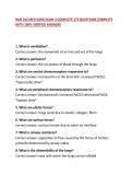 NUR 242 MED SURG EXAM 3 COMPLETE 273 QUESTIONS COMPLETE WITH 100&percnt; VERIFIED ANSWERS