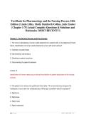 Test Bank for Pharmacology and the Nursing Process&comma; 10th Edition &vert; Linda Lilley&comma; Shelly Reinforth Collins&comma; Julie Synder &vert; Chapter 1-78 Actual Complete Questions & Solutions and Rationales &lpar;MOST RECENT&excl;&excl;&excl;&rpar;