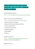 ORGB CERTIFICATION EVALUATION QUESTIONS AND SOLUTIONS PREMIUM REVIEW MATERIAL&period;