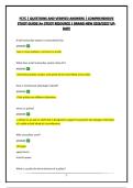 FCTC &vert; QUESTIONS AND VERIFIED ANSWERS &vert; COMPREHENSIVE STUDY GUIDE&vert;A&plus; STUDY RESOURCE &vert; BRAND NEW 2026&sol;2027 UPDATE
