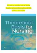Test Bank for Theoretical Basis for Nursing 6th Edition by McEwen & Wills