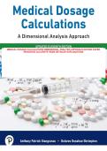 MEDICAL DOSAGE CALCULATIONS DIMENSIONAL ANALYSIS APPROACH EDITION PAPER RESOURCE ACCURATE ITEMS DETAILED EXPLANATIONS&NewLine;