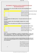 HESI MEDICAL SURGICAL ACTUAL EXAM QUESTIONS WITH DETAILED RATIONALE &vert; Latest Updated Verified Answers