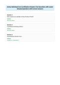 Aetna Individual Core Certification Mastery Test Questions with Latest&NewLine;Already Questions with Correct Answers