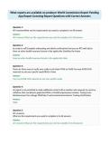 App Report Licensing Report Questions with Correct Answers