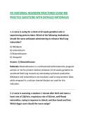 ATI MATERNAL NEWBORN PROCTORED EXAM 400 PRACTICE QUESTIONS WITH DETAILED RATIONALES