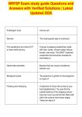NRFSP Exam study guide Questions and&NewLine;Answers with Verified Solutions &vert; Latest&NewLine;Updated 2026