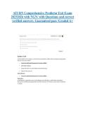 ATI RN Comprehensive Predictor Exit Exam &NewLine;20232026 with NGN&sol; with Questions and correct &NewLine;verified answers&period; Guaranteed pass &sol;Graded A&plus;