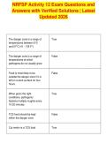 NRFSP Activity 12 Exam Questions and&NewLine;Answers with Verified Solutions &vert; Latest&NewLine;Updated 2026&NewLine;