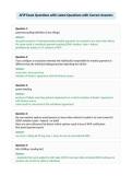 AFIP Exam Questions with Latest Questions with Correct Answers