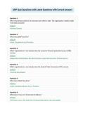 AFIP Quiz Questions with Latest Questions with Correct Answers