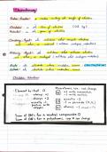 Summary - Electrochemistry