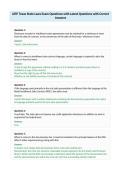AFIP Texas State Laws Exam Questions with Latest Questions with Correct&NewLine;Answers