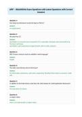 Premium Package-&semi;&semi;AFIP Exams with CORRECT Answers 