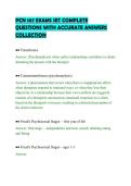 PCN 107 EXAMS SET COMPLETE &NewLine;QUESTIONS WITH ACCURATE ANSWERS &NewLine;COLLECTION 