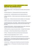 CARDIOVASCULAR SYSTEM COMPREHENSIVE EXAM QUESTIONS AND ANSWERS RATED A&period;pdf