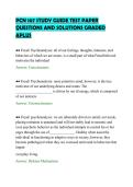 PCN 107 STUDY GUIDE TEST PAPER &NewLine;QUESTIONS AND SOLUTIONS GRADED &NewLine;APLUS 