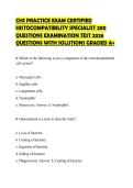 CHS&lowbar;PRACTICE&lowbar;EXAM&lowbar;CERTIFIED&lowbar;HISTOCOMPATIBILITY&lowbar;SPECIALIST&lowbar;200&lowbar;QUESTIONS &lpar;5&rpar;