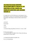 CHS&lowbar;PRACTICE&lowbar;EXAM&lowbar;CERTIFIED&lowbar;HISTOCOMPATIBILITY&lowbar;SPECIALIST&lowbar;200&lowbar;QUESTIONS