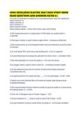 HVAC EXCELLENCE ELECTRIC HEAT ESCO STUDY GUIDE EXAM QUESTIONS AND ANSWERS RATED