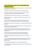 HVAC EXCELLENCE LATEST ACTUAL QUESTIONS AND ANSWERS RATED A&period;pdf