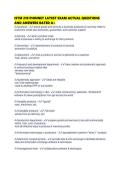 ISTM 210 PHINNEY LATEST EXAM ACTUAL QUESTIONS AND ANSWERS RATED A&period;pdf