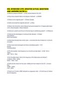 DHL INTERVIEW ATPL UPDATED ACTUAL QUESTIONS AND ANSWERS RATED A&period;pdf