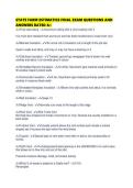 STATE FARM ESTIMATICS FINAL EXAM QUESTIONS AND ANSWERS RATED A&period;pdf