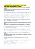 PCA COMPETENCY GEORGIA STUDY GUIDE EXAM QUESTIONS AND ANSWERS RATED A&period;pdf